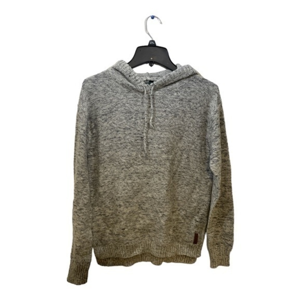 Roots Canada Womens Hooded Sweater Long Sleeve Gray Heathered Size Small